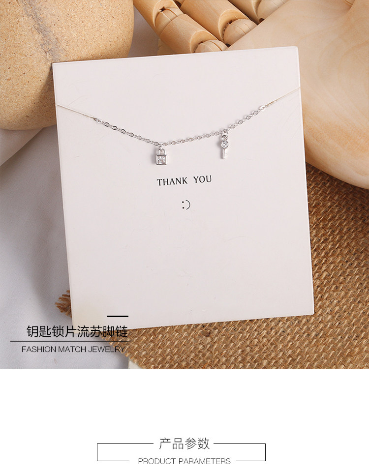 Bracelet de cheville Femme OTHER   en Argenterie - Ref 3101929 Image 6