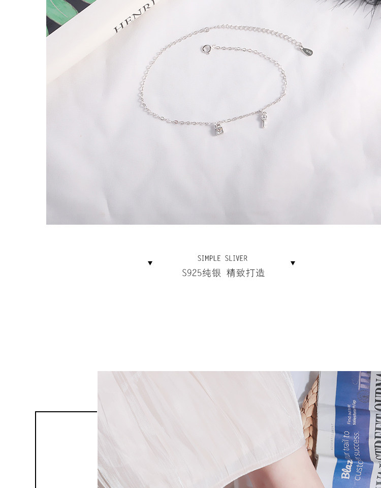 Bracelet de cheville Femme OTHER   en Argenterie - Ref 3101929 Image 13