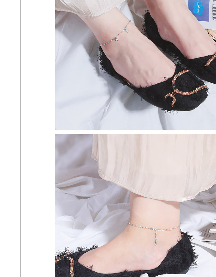 Bracelet de cheville Femme OTHER   en Argenterie - Ref 3101929 Image 14