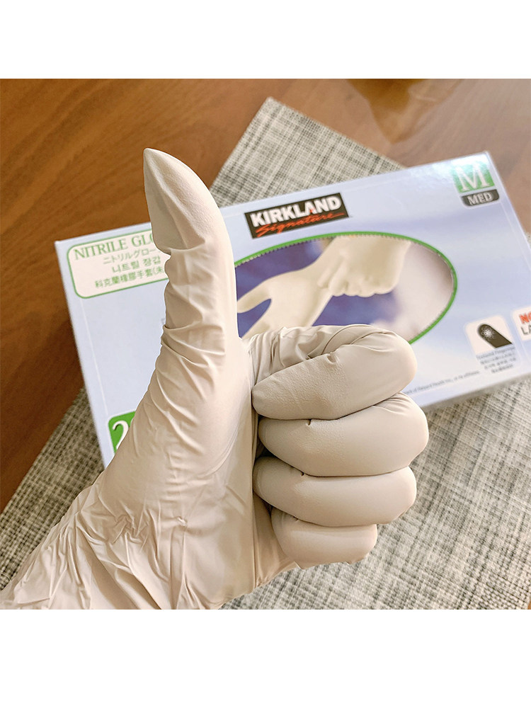 Taiwan rubber gloves Disposable hygiene gloves Powder-free food baking protection disinfection special