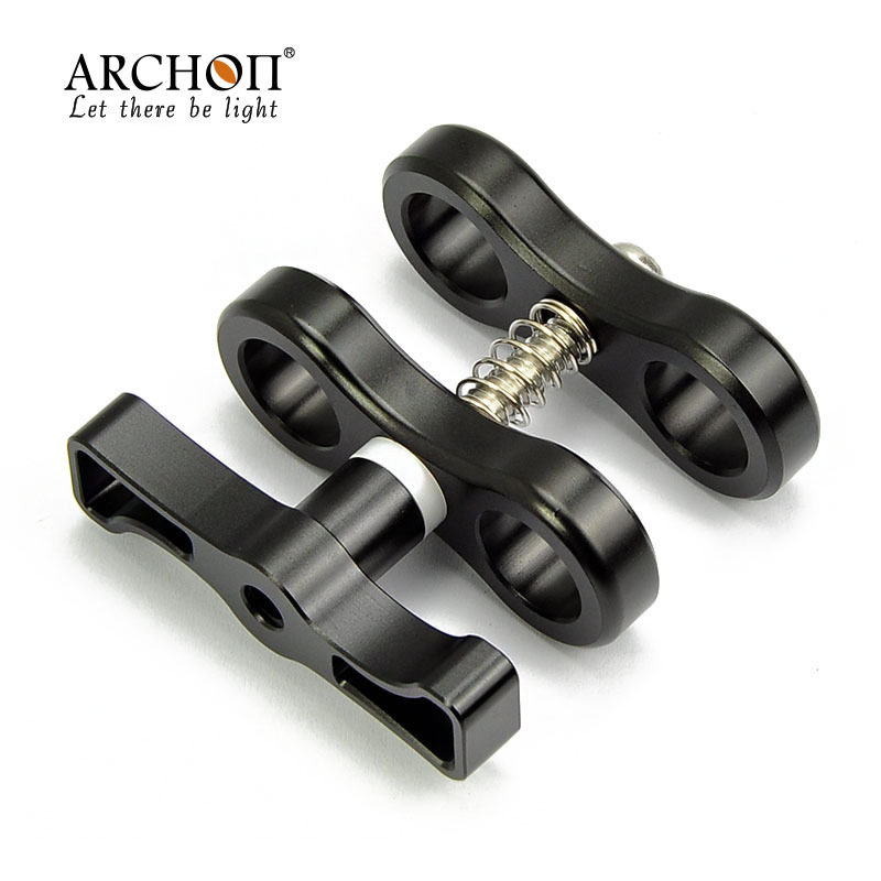 ARCHON Opupil Z05 underwater photo camera bracket butterfly clip double head butterfly clip aluminium alloy butterfly