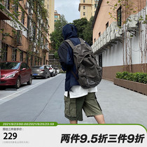 POH army green iron gray Khaqi color boundless destruction profile shorts mens summer Tide brand multi color into five-point pants tide