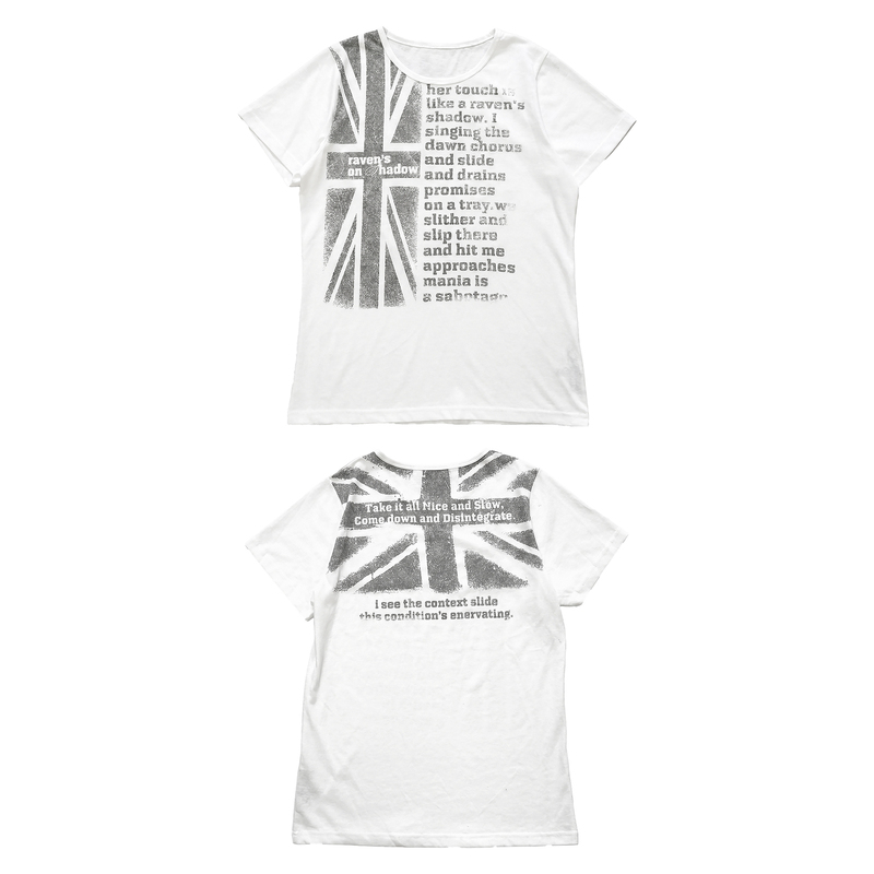 Sadsoup in Collaboration with Jack, Summer Cool and Thin, Drapey and Breathable, Rock and Relaxed Style, 170g White Short-Sleeve T-Shirt