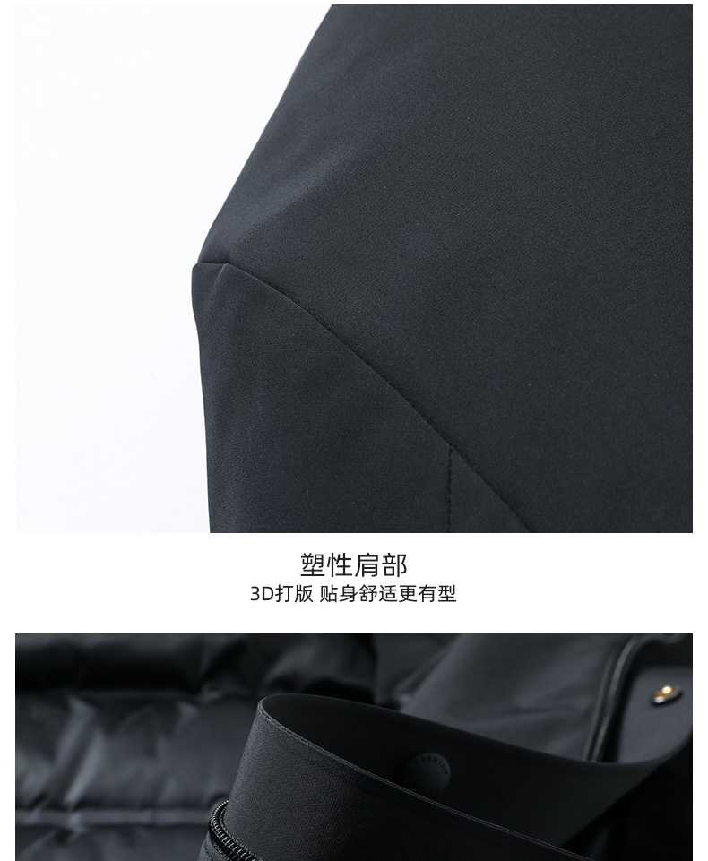 出口量国内第一 罗蒙 男士可拆卸真狐狸毛领 加厚中长款羽绒服 图13