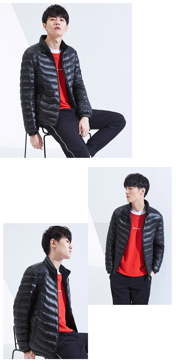 Blouson homme BOSIDENG    en Nylon - Ref 3123063 Image 27