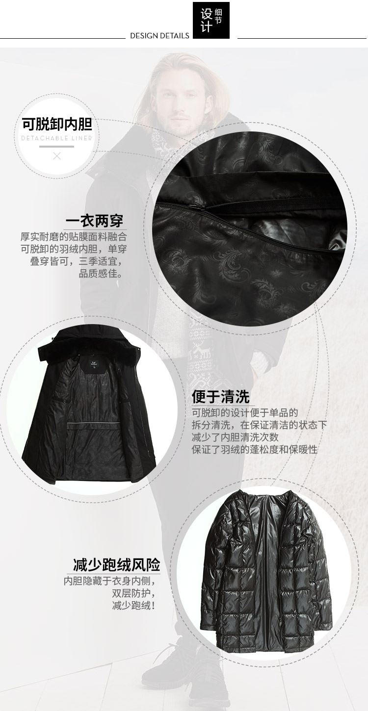 Blouson homme BOSIDENG    - Ref 3123346 Image 7