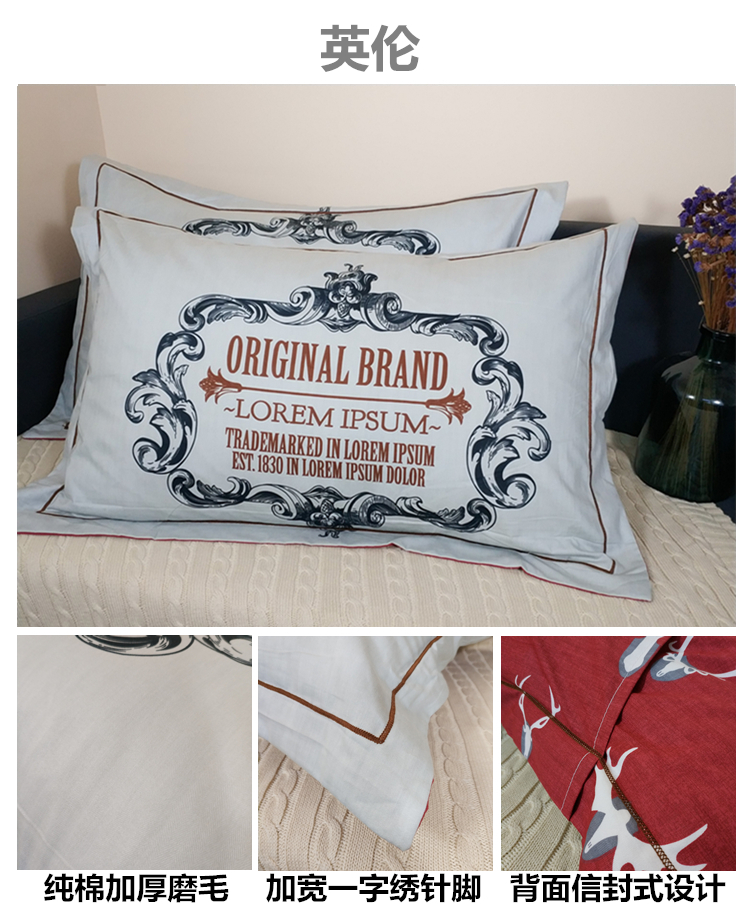 gối bông một cặp chà nhám dày có nghĩa là 100% cotton áo gối đơn gối tay 2 - Gối trường hợp gối lock&lock