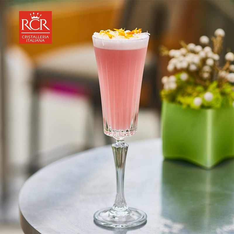 Jin Mingxuan Italy RCR imported champagne glass Crystal high foot flute-shaped champagne glass Sweet wine glass Bubble glass