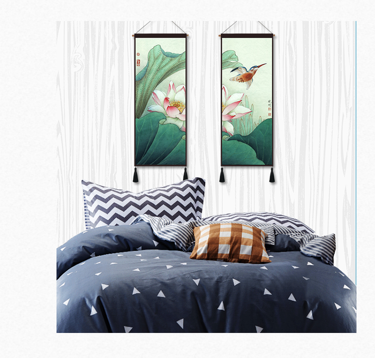 Phòng khách sơn trang trí hiện đại Trung Quốc sofa nền tường tấm thảm nhà hàng Bắc Âu tấm thảm ấm áp phòng ngủ đầu giường bạt - Tapestry 	thảm treo tường 3d