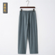 lanh Sub-bông trung niên lỏng lưng cao quần dài Trung Quốc cũ của con người Trung Quốc gió-gus han quần áo quần áo của nam giới