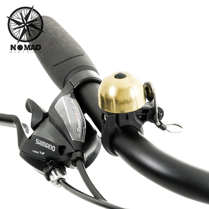 NOMADVELO vintage bike copper bell clear sound quality mountain road dead speeder retro riding accessories
