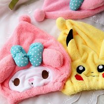 Meng Meng Da Pokemon Pokémon Pokemon Pikachu Melody Dry Hair Cap Shower Cap