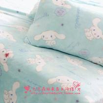 Super soft cute cinnamoroll big-eared dog blanket cinnamon dog white air-conditioning blanket can be used as a mattress in winter