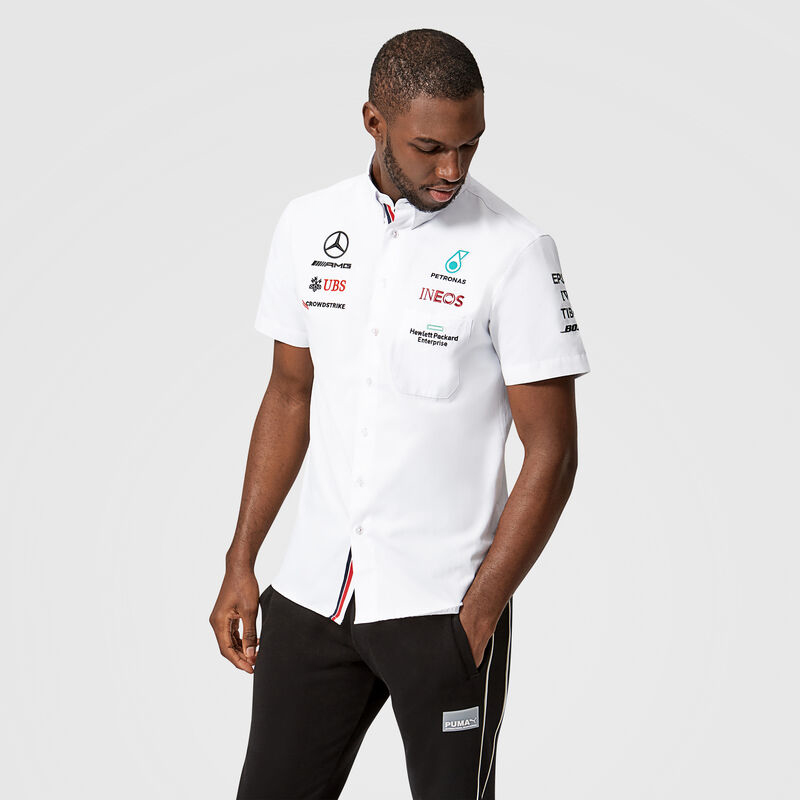 2021 new f1 racing suit Mercedes AMG team shirt men's short-sleeved Mercedes car overalls custom