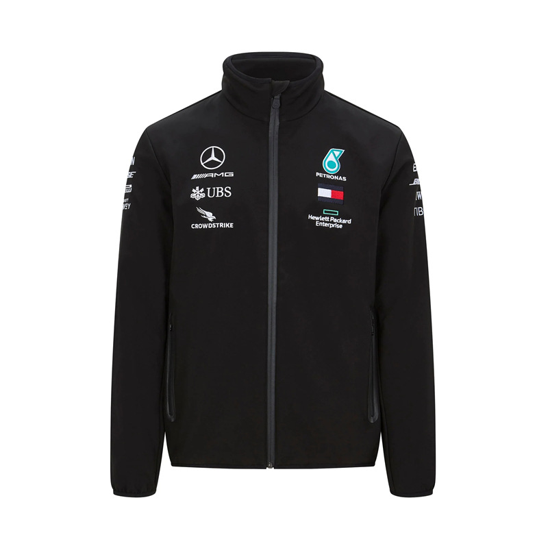 2020 new F1 Mercedes-Benz racing suit long-sleeved jacket windbreaker Mercedes-AMG team autumn and winter overalls