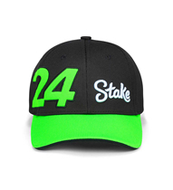 24 new products Stake team f1 racing cap Zhou Guanyu same style baseball curved hat outdoor sports mens cotton embroidery
