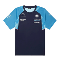 2023 New Summer Mens T-Shirt Short Sleeve F1 Racing Suit Williams Same Style Albon POLO Shirt Customized