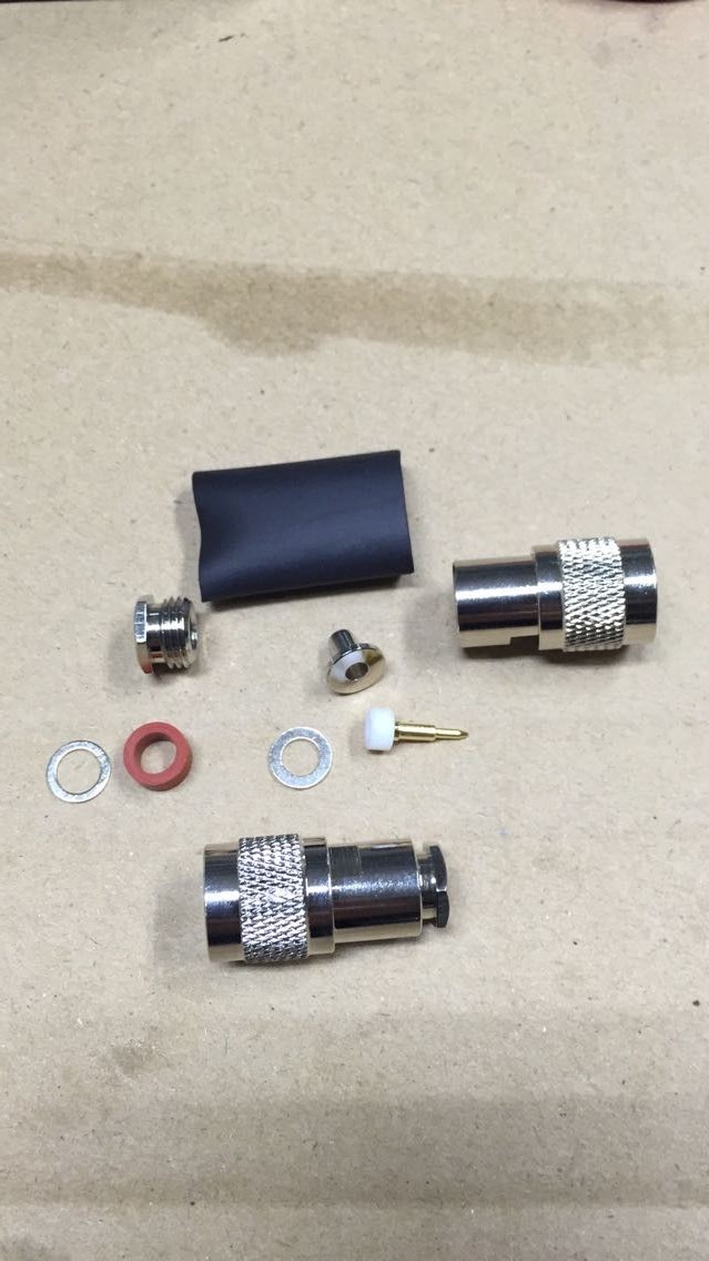 50-5D Coaxial Feeder with Solder-Free TNC Inner Pin Public Joint RF Connector TNCJ-5D