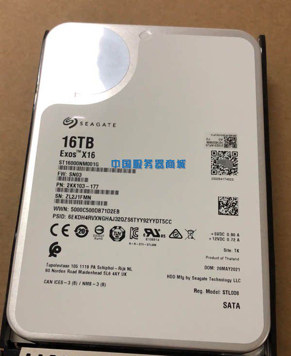 Xinhua three H3C 0231AE0P 16T SATA 7 2K ST16000NM001G server hard disk