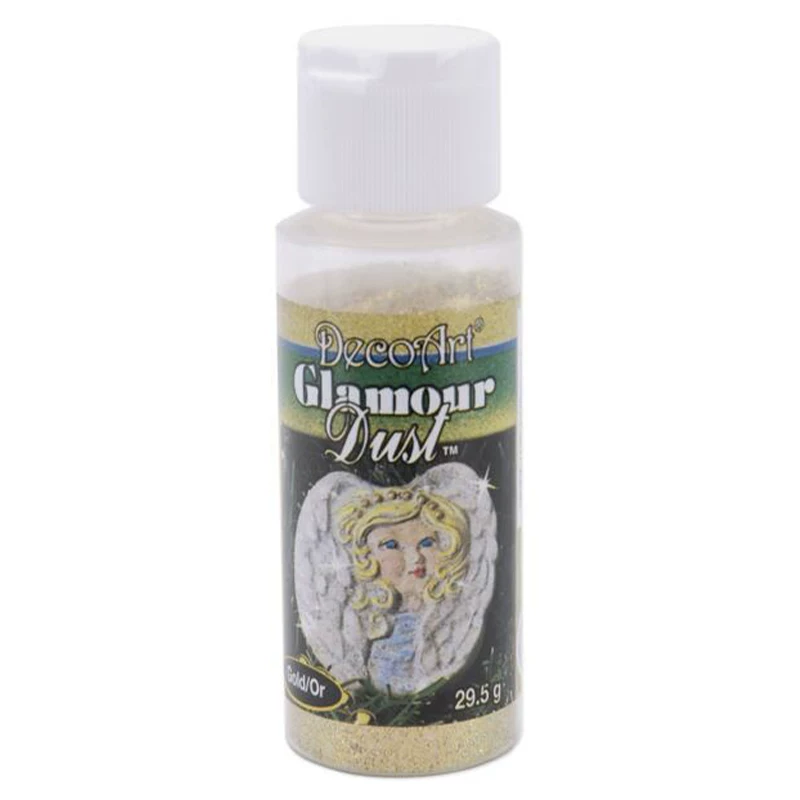 DecoArt Glamor Dust acrylic glitter paint acrylic DGD glitter gold powder Glamor Dust