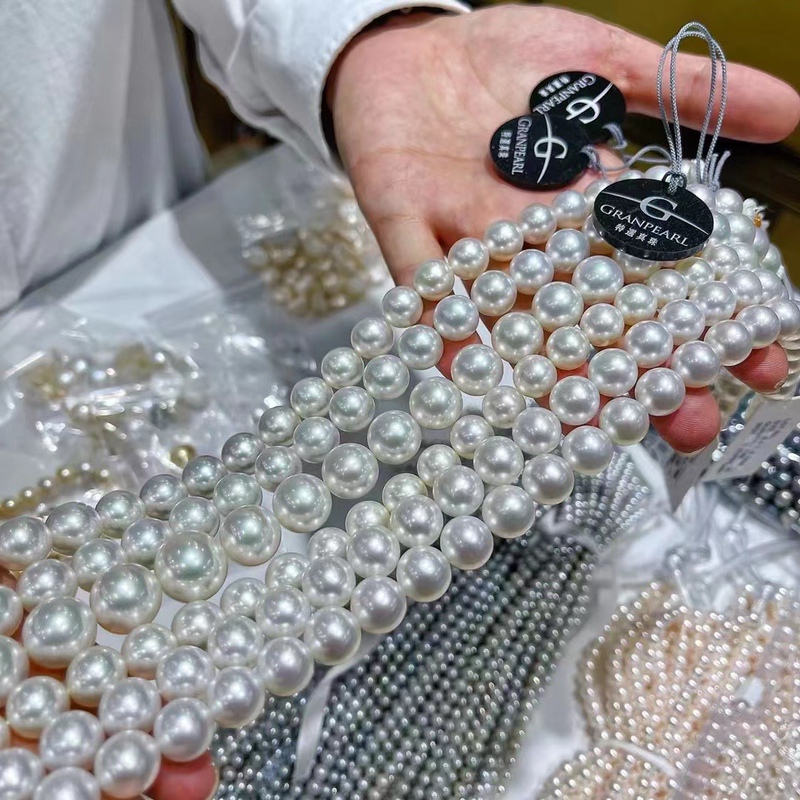 Australian Venus Natural Seawater Australian White Pearl Necklace, Specially Selected, Phoenix Perfect Round, Japanese Genuine Scientific Certificate