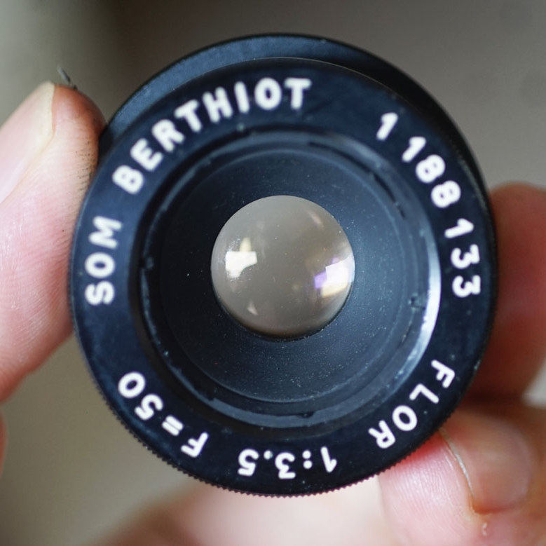 Objectif Som Berthiot Paris Flor 50mm F/3.5 Type A - Pour Agrandisseur