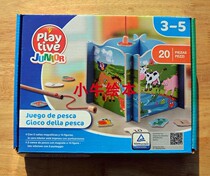 Wooden Fishing Puzzle Dress Up Toy