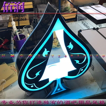 Bar Luminous Special Black Peach A Champagne Base Luminous Wine Holder Champagne King Wine Rack Foreign Wine Stand Wine Rack