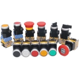 LA38-11BN Mushroom Head Head Self-Unlocking Speclocking Start Start Start Start Gear, 3-то 3-Giear DZS-переключатель LA39