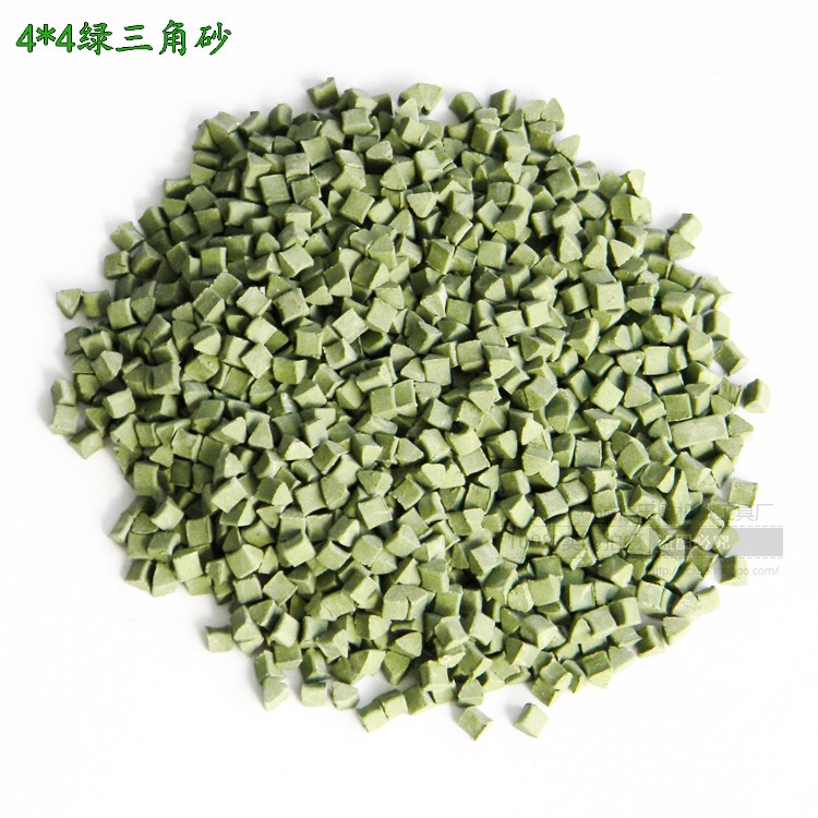 Green Triangular Abrasive Silicon Carbide Abrasive Vibrating Grinding and Polishing Machine Abrasive Triangular White Spherical Polishing Grinding Stone