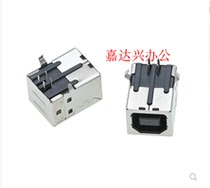 Applicable printer USB interface USB socket USB socket USB-B mother 90 degree bending needle Homeseat Black rubber 4P