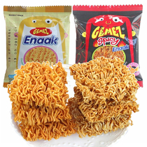 Indonesia imported snacks Gemez Enaak chicken barbecue chicken crispy noodles instant noodles 16g