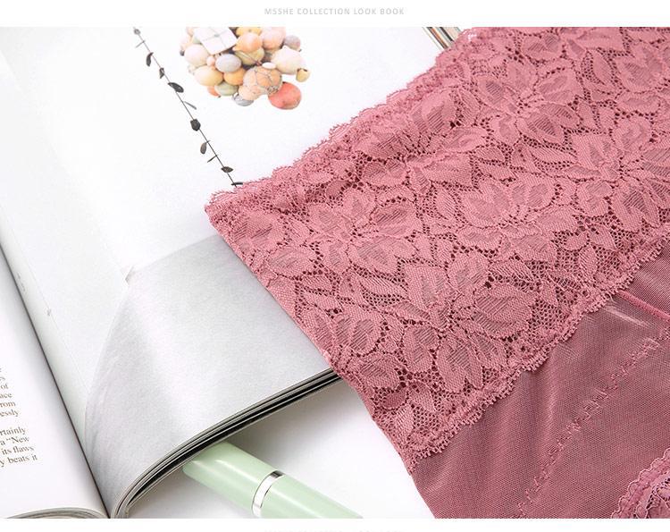 MsShe XL đồ lót nữ định hình mm béo mới eo cao là quần lót mỏng M1710316 shop đồ lót nam