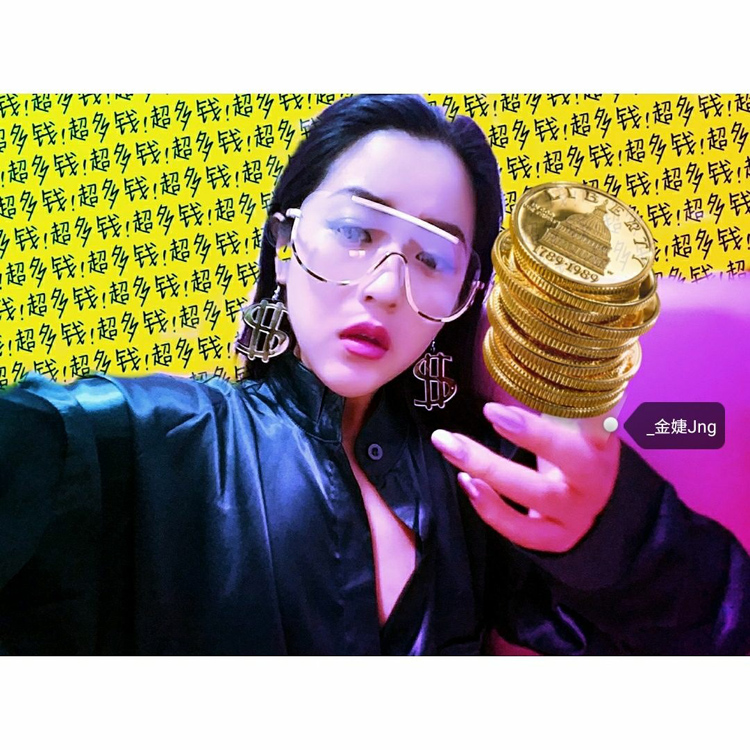Trung Quốc có hip hop VAVA Châu Âu và Hoa Kỳ hộp lớn nữ tích hợp phim biển đường phố neo kính râm kính montblanc