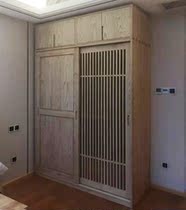 Tomorrow Beijing manufacturers customized white wax cherries hard maple black walnuts pure wooden Nordic simple pull door coat