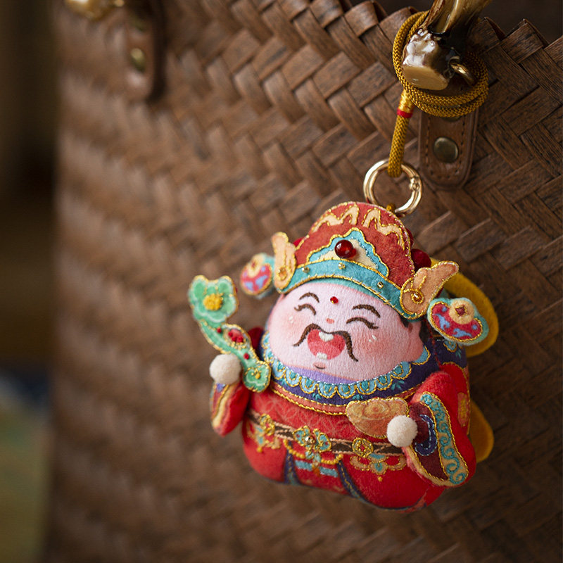 Aka Embroidery DIY Material Kit: Fortune God - Thumbnail 5