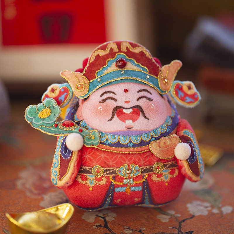 Aka Embroidery DIY Material Kit: Fortune God