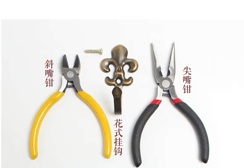 Aka hướng dẫn sử dụng đa chức năng mini kìm mũi kim kìm đường chéo kìm màu xanh butadiene dụng cụ cầm tay - Công cụ & vật liệu may DIY chỉ may bao