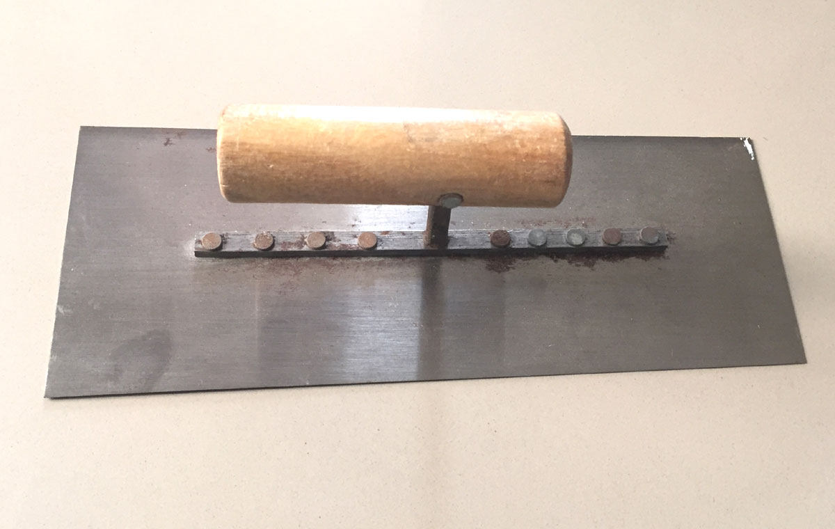 Thickened small iron plate mud board mud knife mason painter with mud board