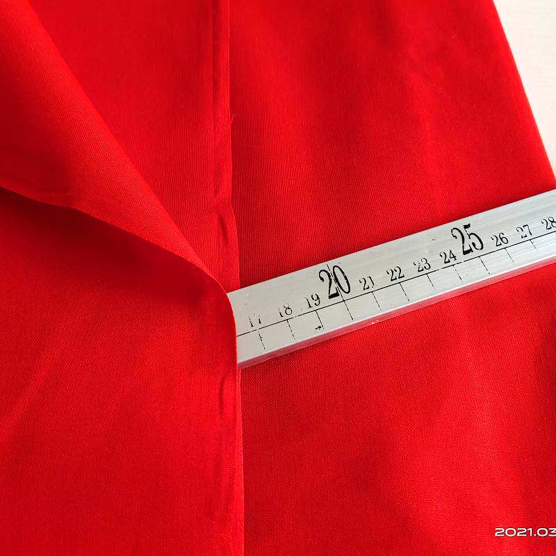 High quality cotton red ocean fabric baby with folk custom full process does not turn all cotton pure red fabric