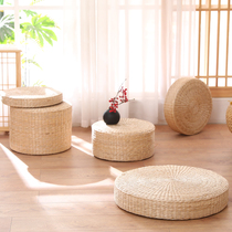 Tatami bushel thicken Zen cushion floor Day style beating to knead Baie Buddha Mat Vine Home Busgrass Tea Table Stool