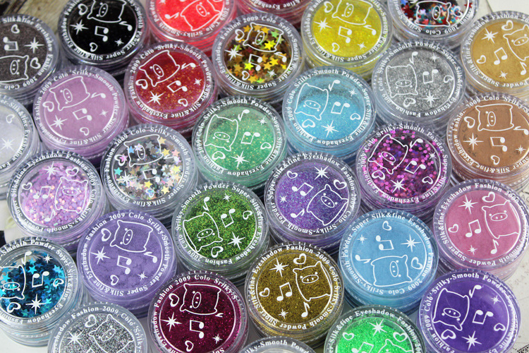 Bóng mắt bột ảo tưởng năm- cánh sao sequins ngọc trai long lanh bột cao- bóng bột móng nghệ thuật vẻ đẹp bóng mắt bột bảng mắt dikalu
