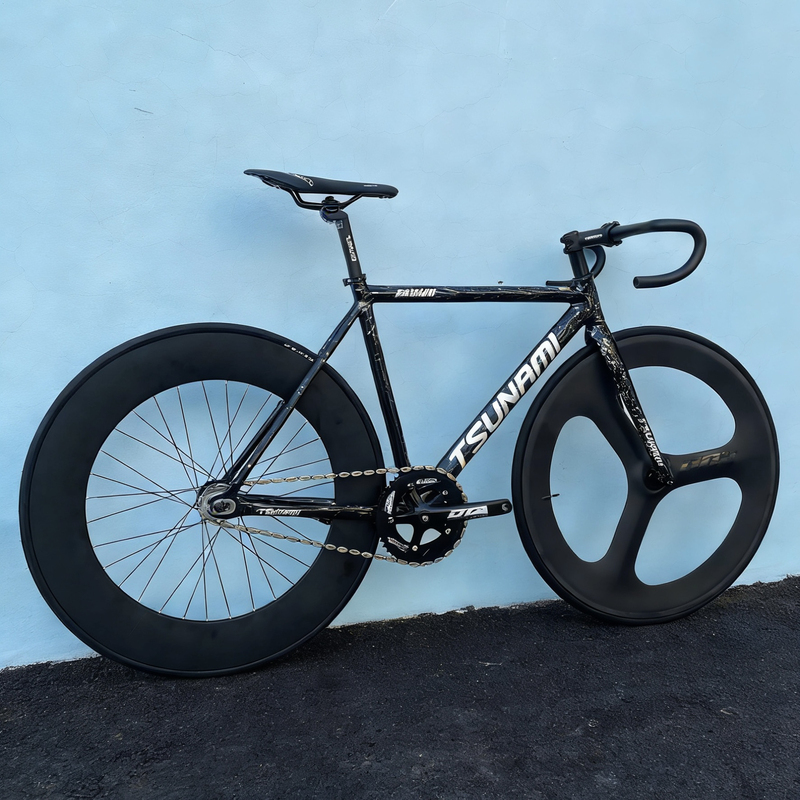 Tsunami Tsunami Snm100 Fixed Gear Bicycle for Adults, Fixed Gear Bicycle for Students