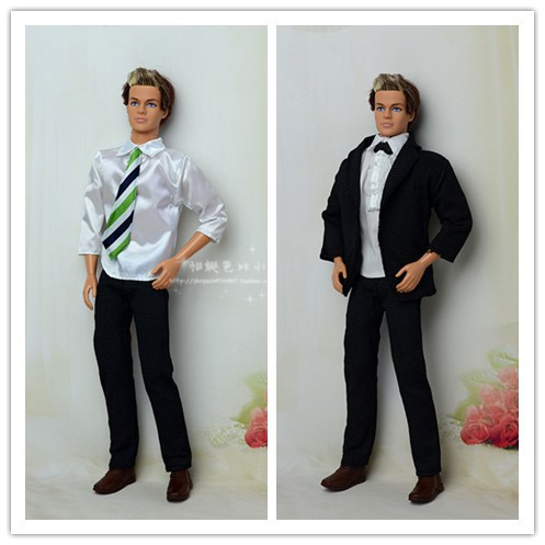 Authentic Dress-Up Doll Boyfriend Prince Clothes Male Doll Groom Wedding Dress Suit Girl Toy Authentic Dress-Up Doll Boyfriend Prince Clothes Male Doll Groom Wedding Dress Suit Girl Toy