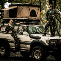  Roof tent hydraulic automatic camping ABS hard top self-driving tour off-road SUV car creative supplies