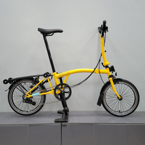 Fuyao discontinued color brompton British Xiaobu folding bicycle C Line Bumblebee M6R with shelf