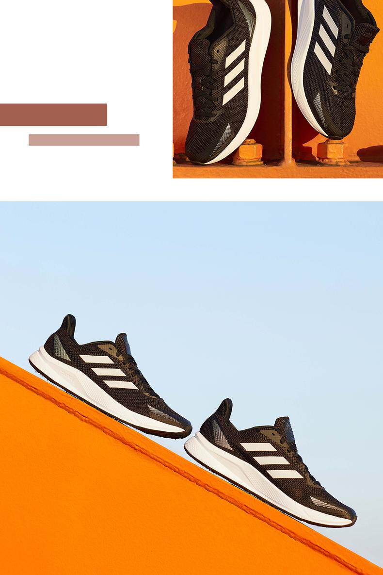 adidas 男士 Bounce中底跑步运动鞋 图3