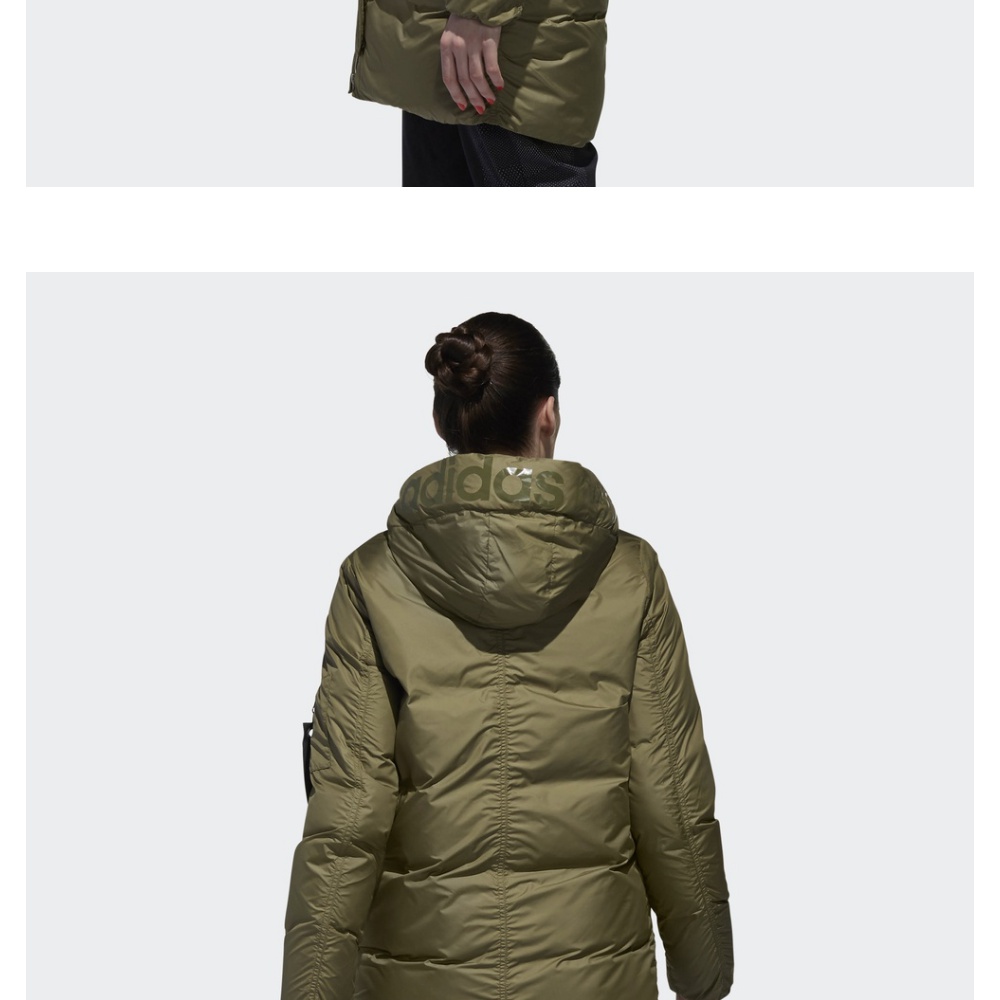 Adidas chính thức adidas neo W DWN PARKA áo khoác nữ DM2037 - Thể thao xuống áo khoác áo phao nam mũ lông