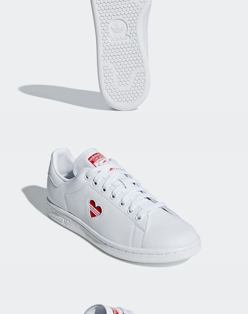 阿迪达斯 情人节限定 STAN SMITH 男女经典小白鞋 图9