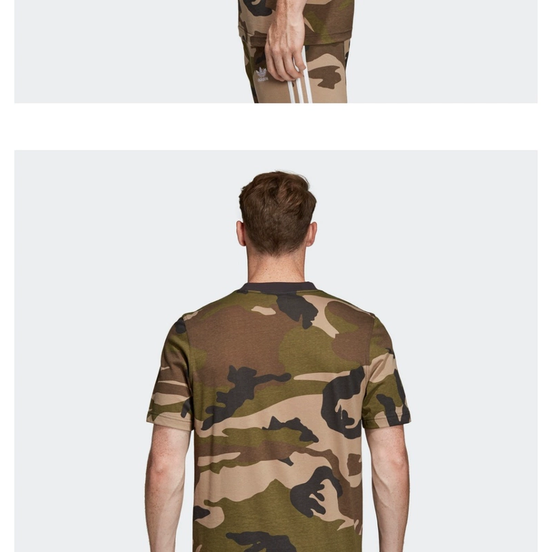 Trang web chính thức của Adidas áo thun nam ngắn tay Adidas clover CAMO TEE DV2067 - Áo phông thể thao